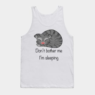 Sleeping cat Tank Top